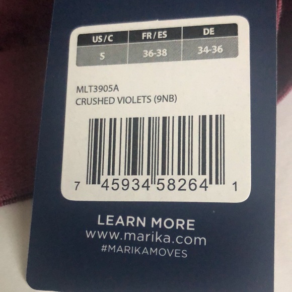 NWT Marika Long Sleeve Crop Top Maroon Rash Guard Arm Sleeves - Picture 5 of 5